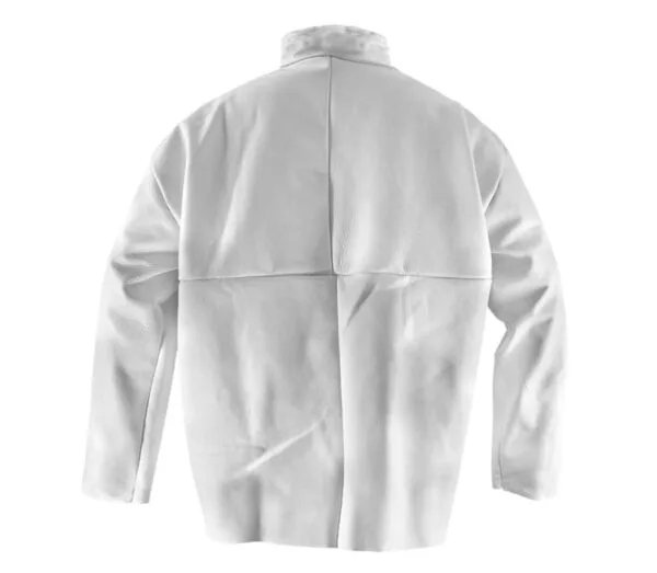CHAQUETA CUERO SOLDADOR NACIONAL con velcro broche tapeta y ajuste manga - Imagen 2